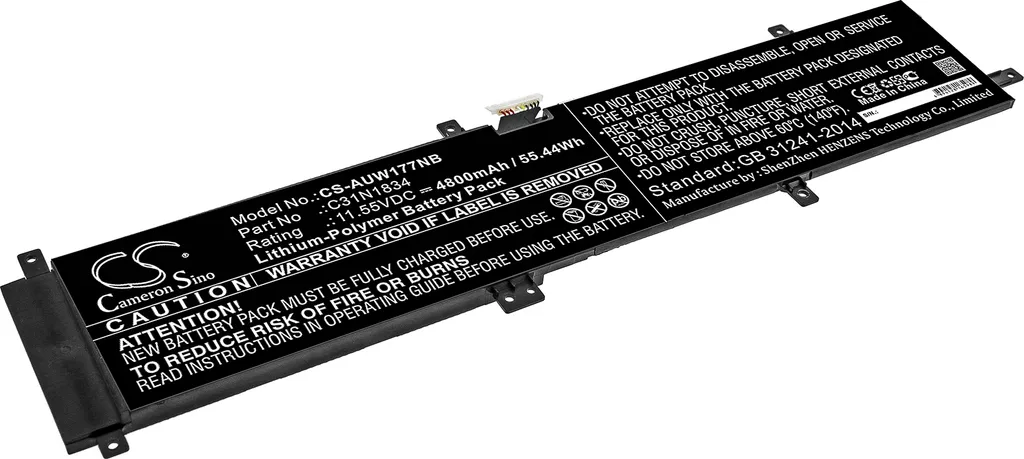 Batterie Techtek pour Asus ProArt StudioBook 17 H700GV W700G2T W700