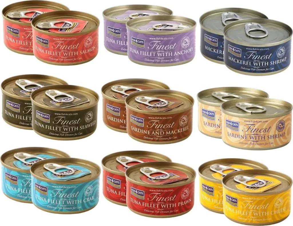 FISH4CATS Croquettes Finest Thon et Fromage pour Chat Adulte - 70 g