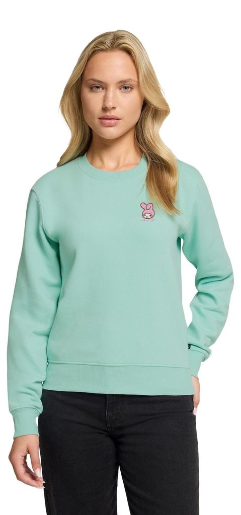 Spreadshirt My Melody Stick Portrait Damen Premium Pullover, XS, Mint
