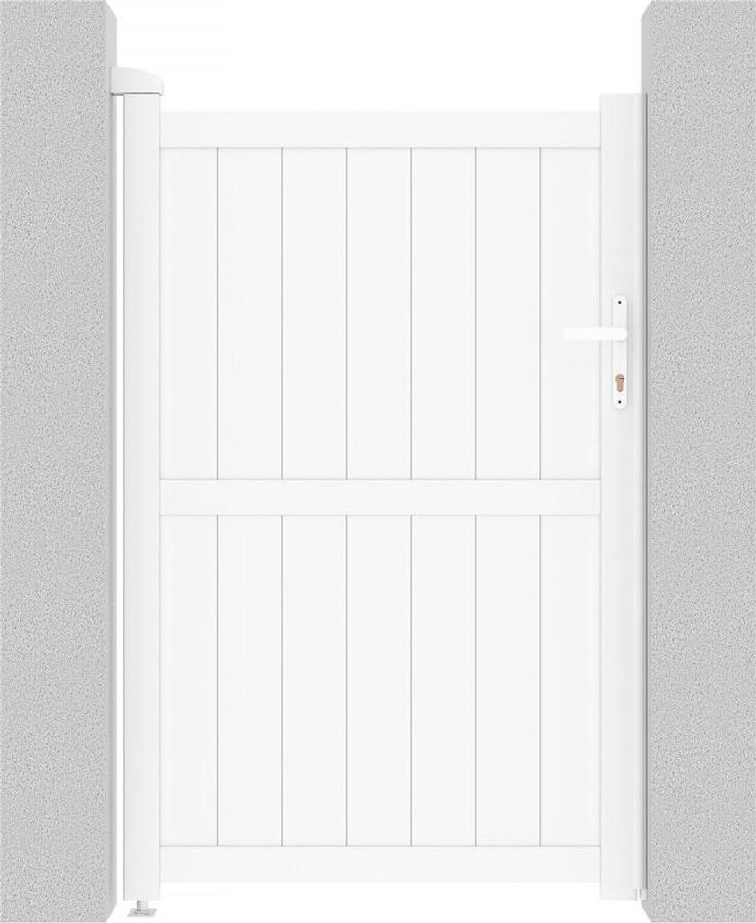 Gartentor aus Aluminium "Lola" - 101,2 x 155,9 cm - Weiß