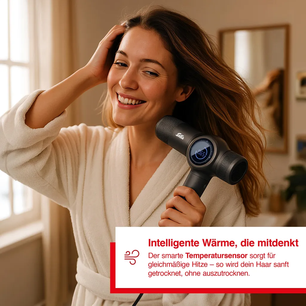 Sèche-cheveux Professionnel Solis AirVolution 630 Pro Noir Intense - 2