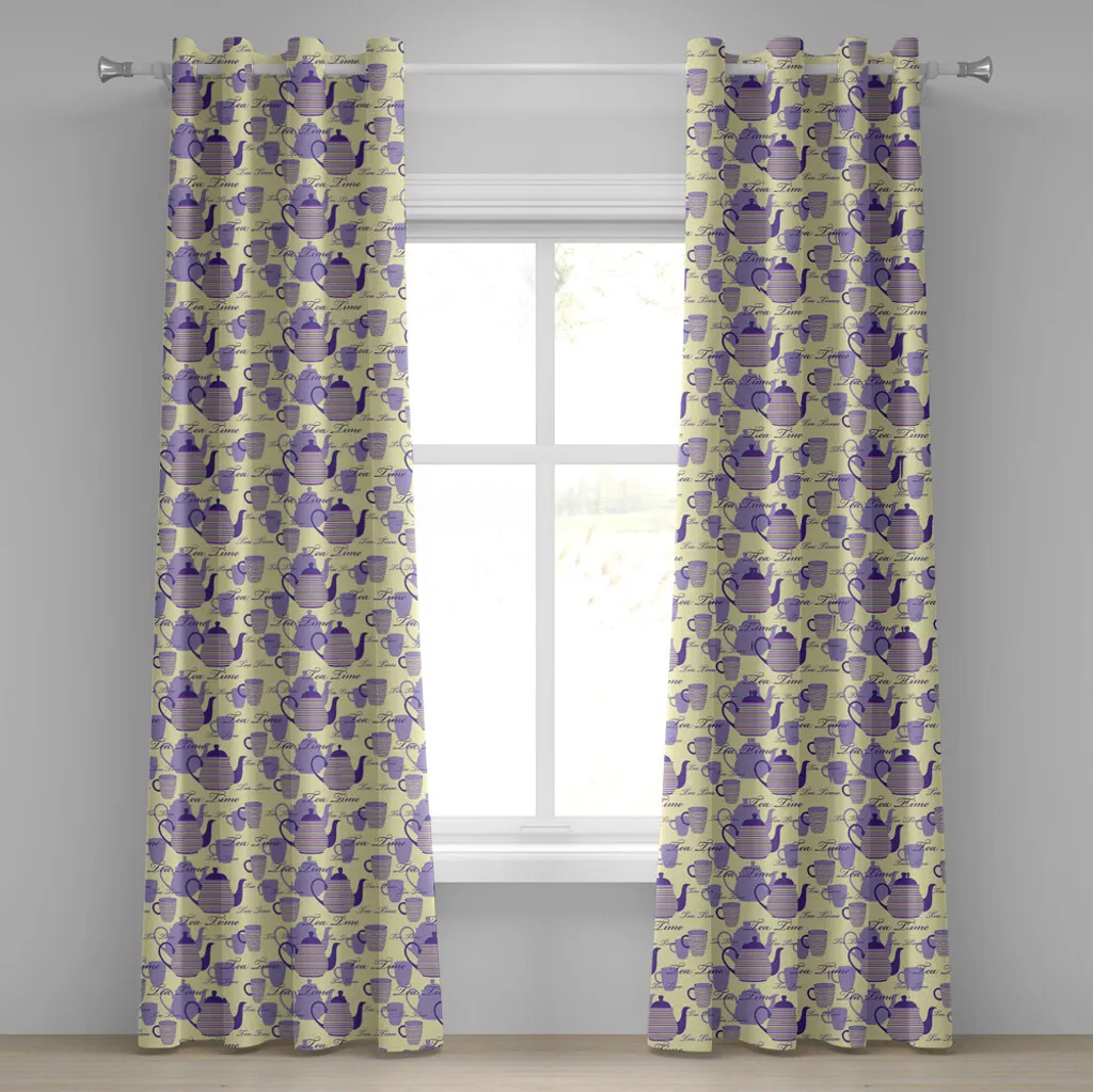 Tenda Vintage Tea Party ABAKUHAUS 280x175 | Motivo Tazze e Teiere