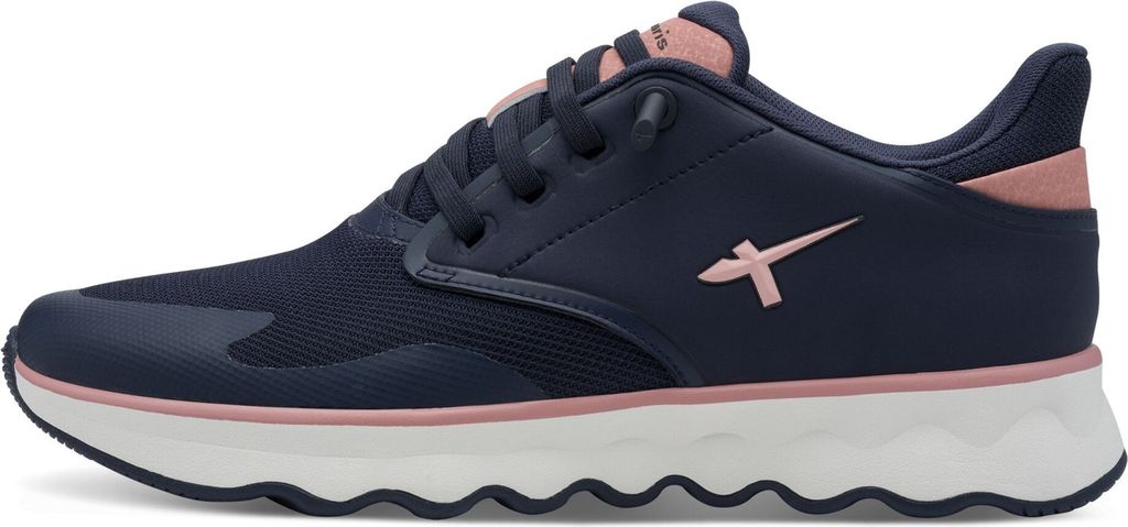 Tamaris Damen Sneaker Slipper atmungsaktives Mesh weich und flexibel 1-23700-44, Größe:38 EU, Farbe:Blau