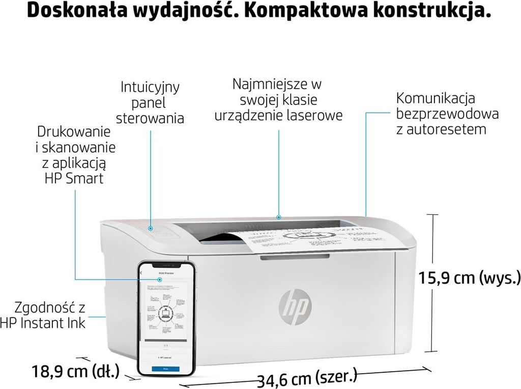 HP LaserJet M110w, Laser, 600 x 600 DPI, A4, 20 Seiten pro Produktbild 39