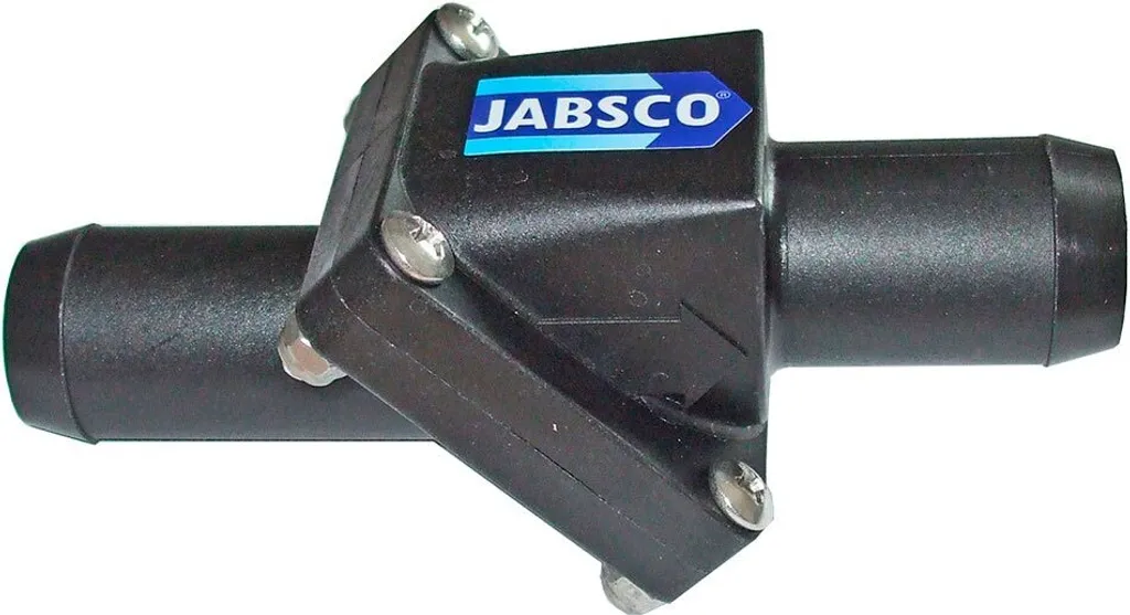 Clapet Anti-retour Jabsco 19 mm Argent - Haute Résistance Corrosion
