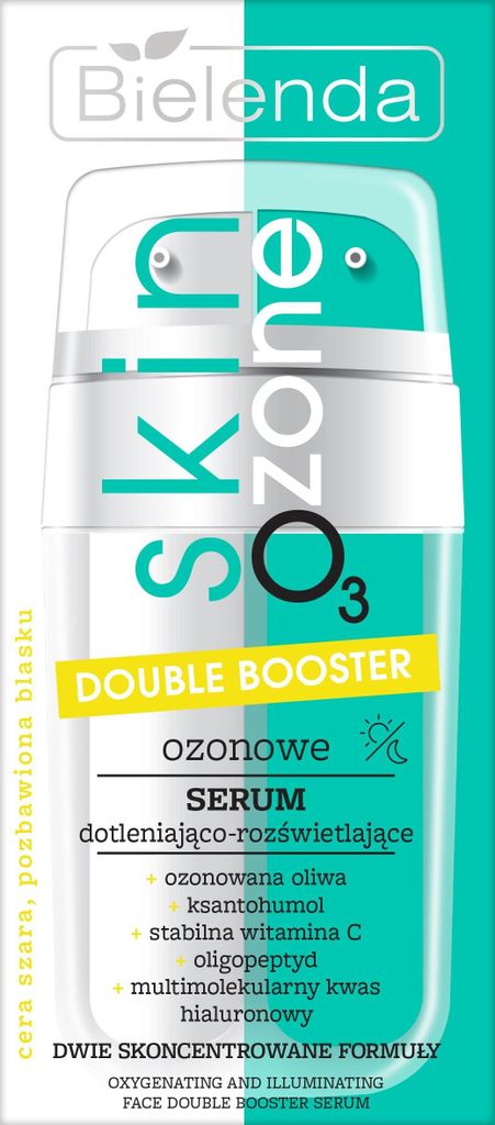 BIELENDA Skin O3 Zone Doppelbooster-Serum - Sauerstoffspendend und aufhellend, 2 x 7,5 ml