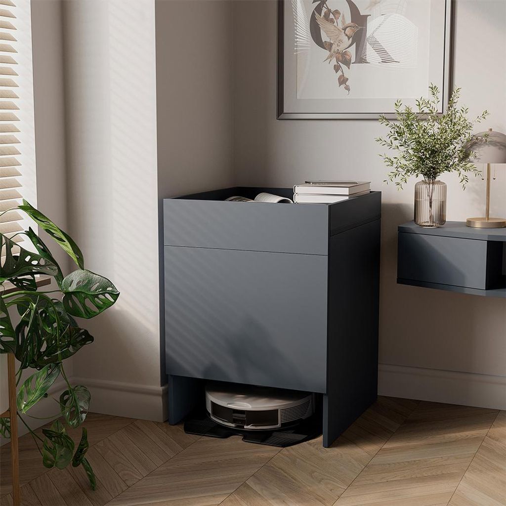 Armoire pour aspirateur robot Vicco Dustin Anthracite Image du produit 