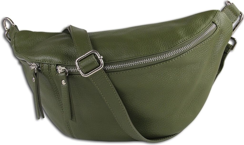 Toscanto Crossbody Bags Gürteltasche blau Leder OTT820BG