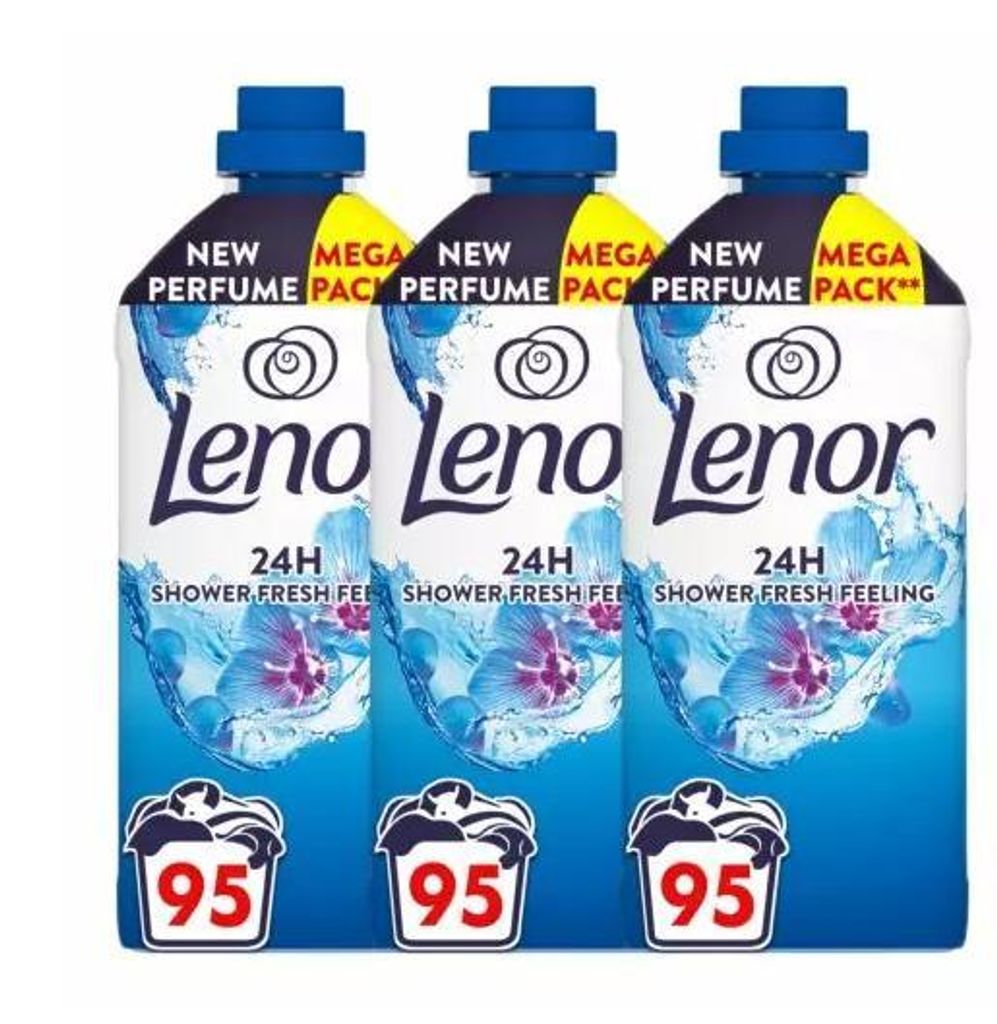3 x Lenor Spring Awakening Weichspüler 95 WL  (3x1995ml) Produktbild 