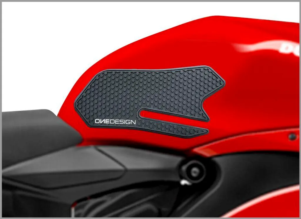 Protection de réservoir moto Onedesign Panigale 2021 pads latéraux noirs