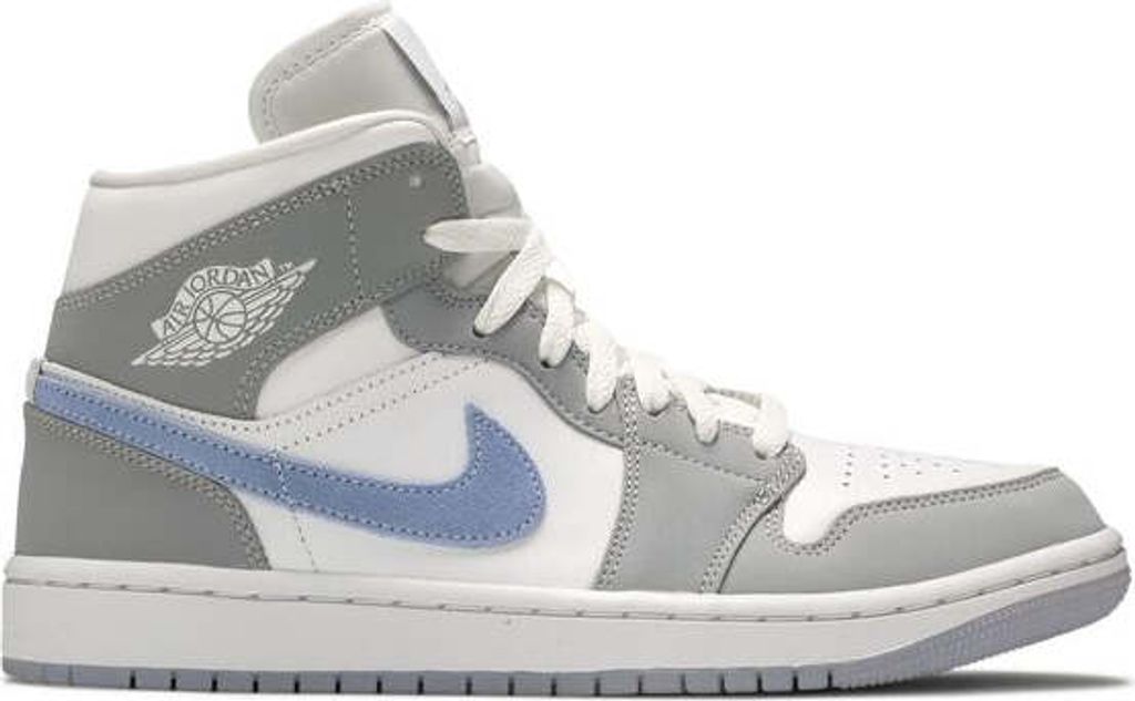 Air Jordan 1 Mid Wolf Grey Aluminum - EU: 36