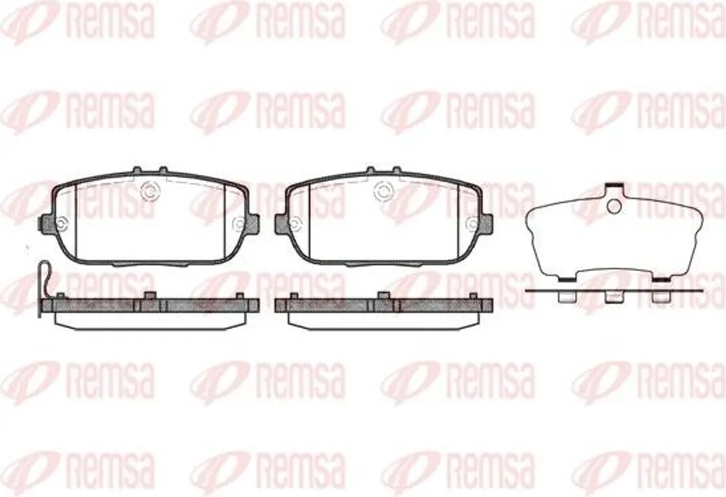 Jeu de Plaquettes de Frein à Disque OE 6000615057 pour Mazda MX-5 IV