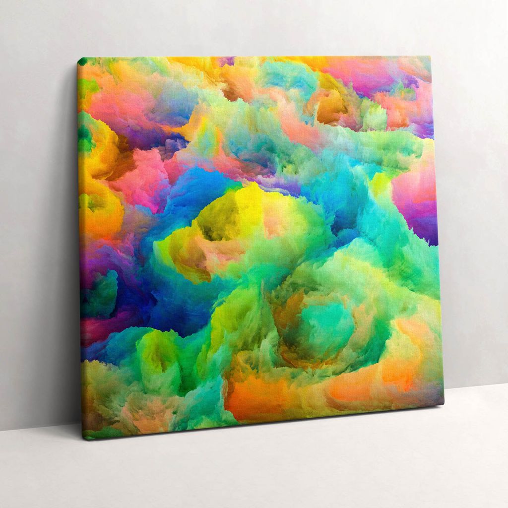Fractal texture – Leinwandbild Wandbild – 60x60 cm – Leinwandbilder – Wandbilder – Schlafzimmer – Flur