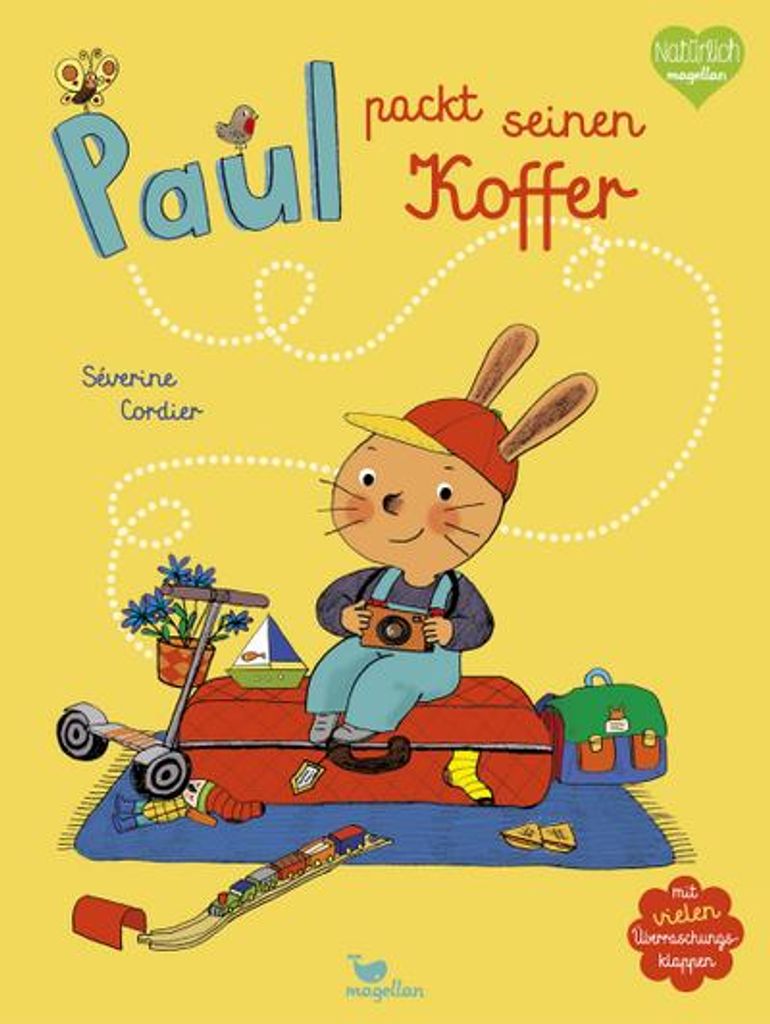 Paul packt seinen Koffer