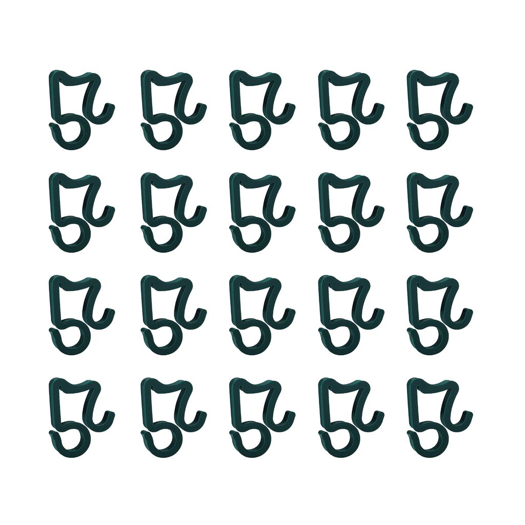 20/50pcs Hinweis Form Light Clip wasserdichtes hängen wiederverwendbares dekoratives Plastik -Weihnachtslicht -Dachkonto -Clip für Party-Größen...