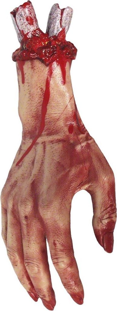 Blutige amputierte Hand - Horror Halloween deko