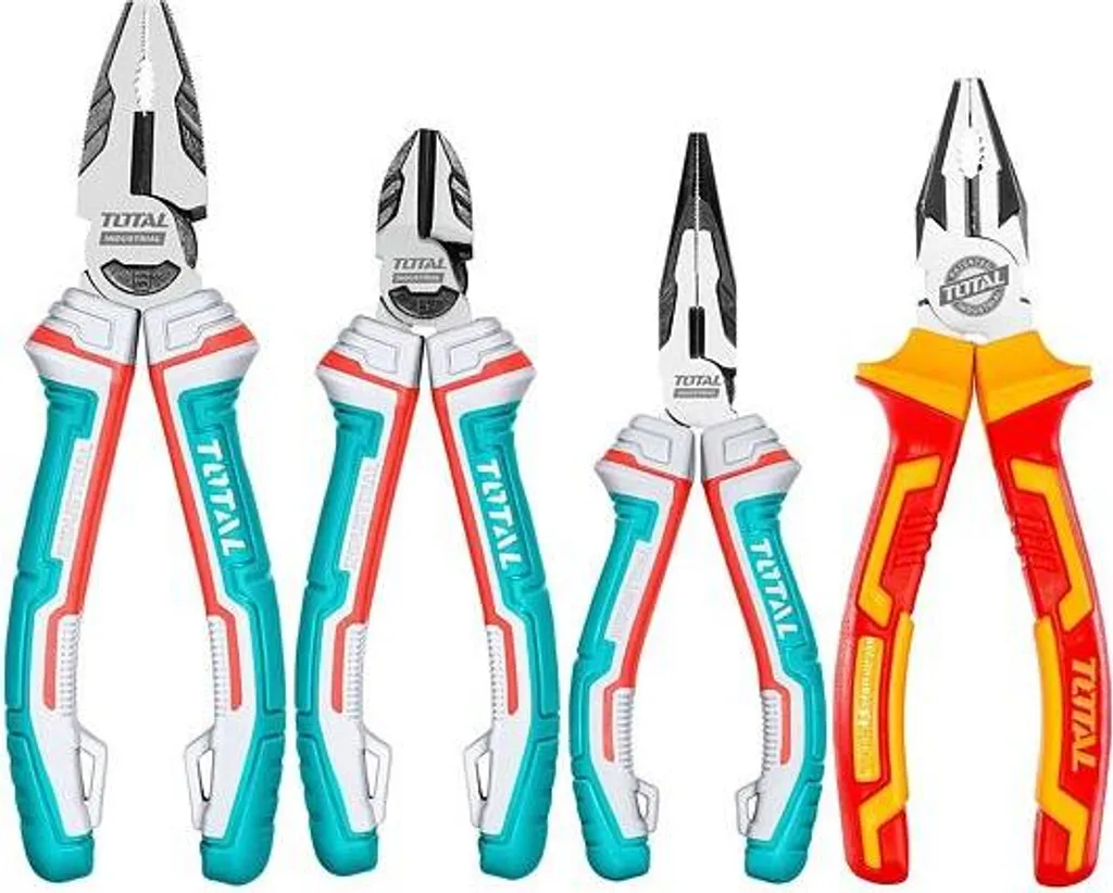 Finissez vos Travaux de Précision avec le Set 4 Pinces Total THT2K0456 CrV