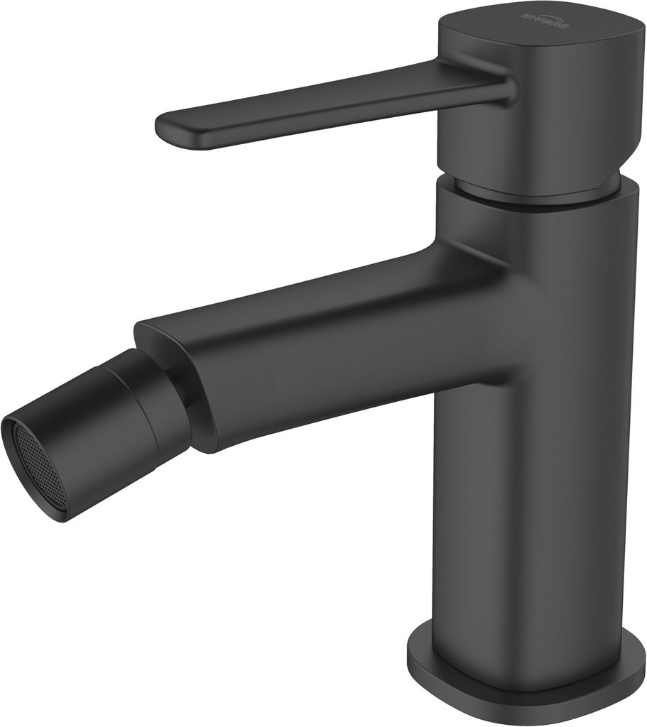BADLAND Bidetarmatur Wasserhahn GLAMOUR Bidetmischer für Badezimmer in Schwarz