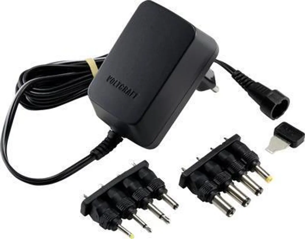 VOLTCRAFT VC-11258680 Alimentatore Universale Regolabile 3-12V 0.6A