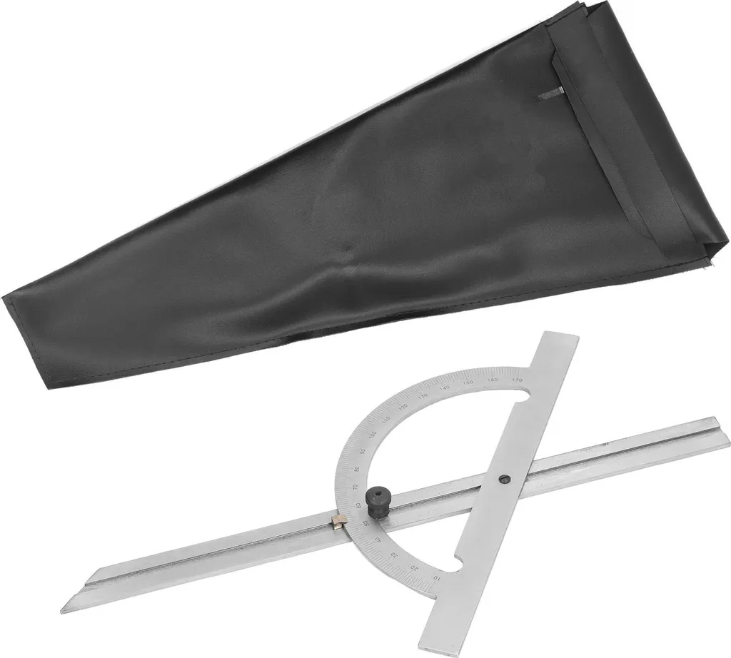 Équerre haute précision réglable en acier au carbone pour bois 20x40 cm