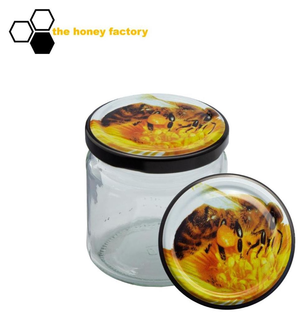 96 x HONIGGLAS Twist Off 250G im KARTON inkl. Metalldeckel Produktbild 