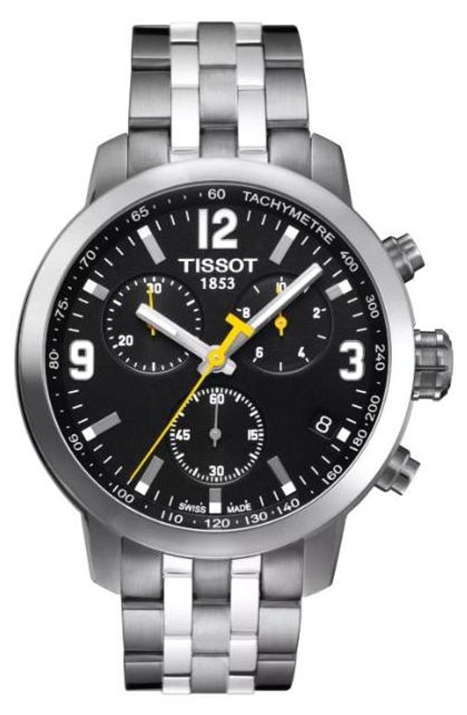 Tissot PRC 200 Chronograph s černým ciferníkem, 42 mm, ocel Obrázek produktu 