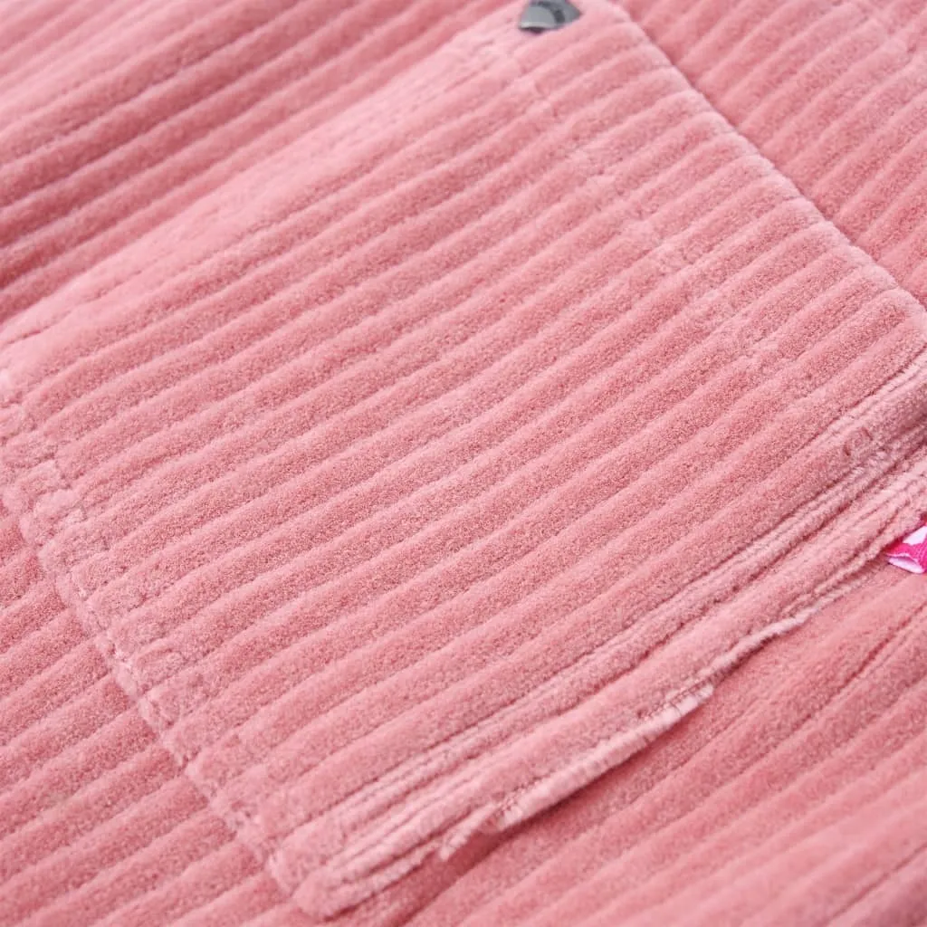 Robe velours côtelé rose clair taille 92 - Matière douce et durable - 4