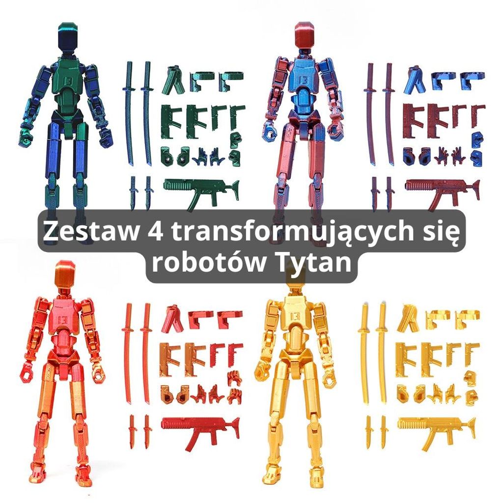 Wieloczęściowy, ruchomy robot Shapeshift Titan (zestaw 4) - Zdjęcie produktu 