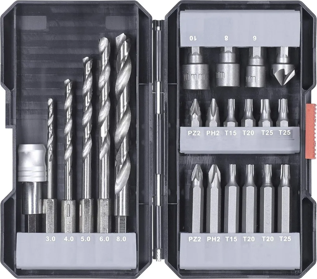 Kit Forets et Embouts kwb pour Montage de Meubles et Bricolage Maison