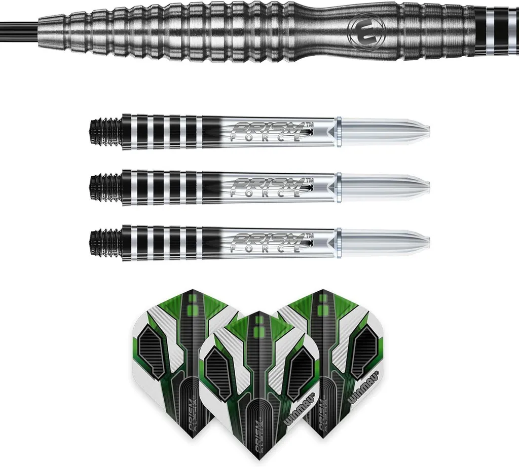 Winmau Sniper Steeldart 1008-22g Set de 3 Fléchettes de Précision Tungstène