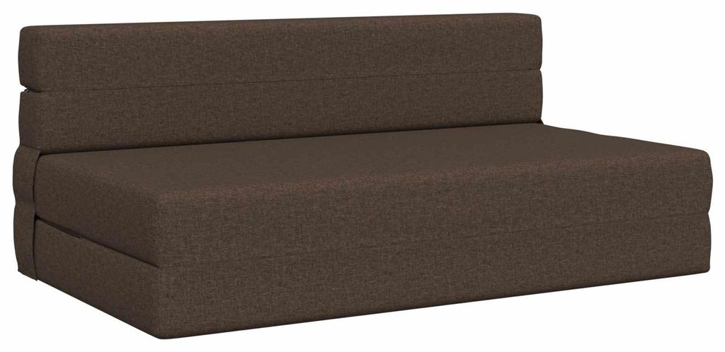 vidaXL Klappsofa Bett Taupe 152 x 86,5 x 60 cm Stoff
