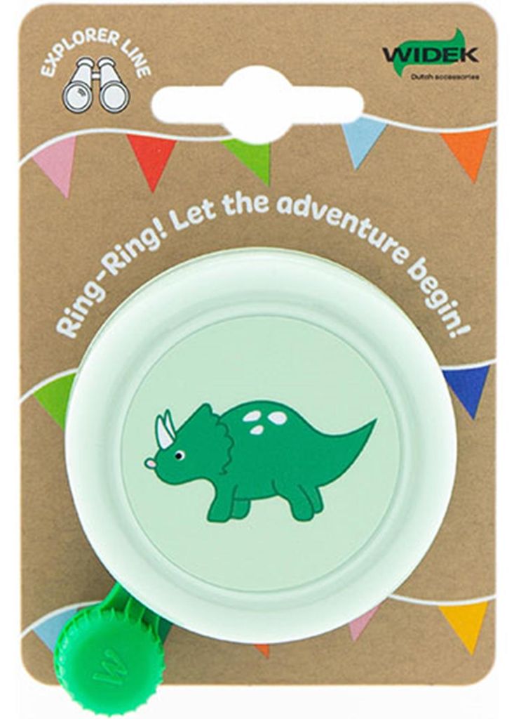 Widek Kinderglocke Explorer Spiky Dino, Ø=64mm, grün Produktbild 