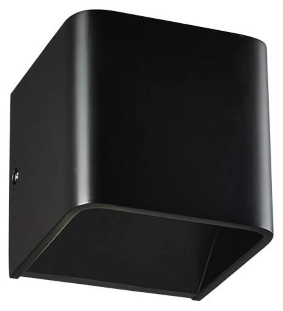 Applique murale LED design noir mat ACA L35037BK éclairage performant