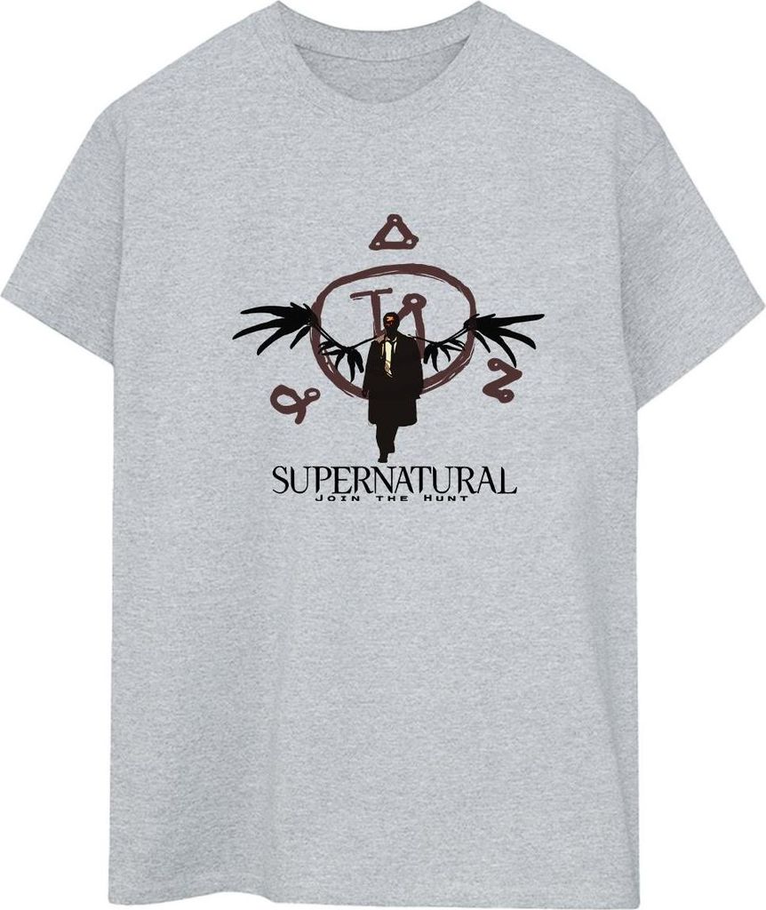 Supernatural - T-Shirt Logo für Damen BI55467 (S) (Sportgrau)