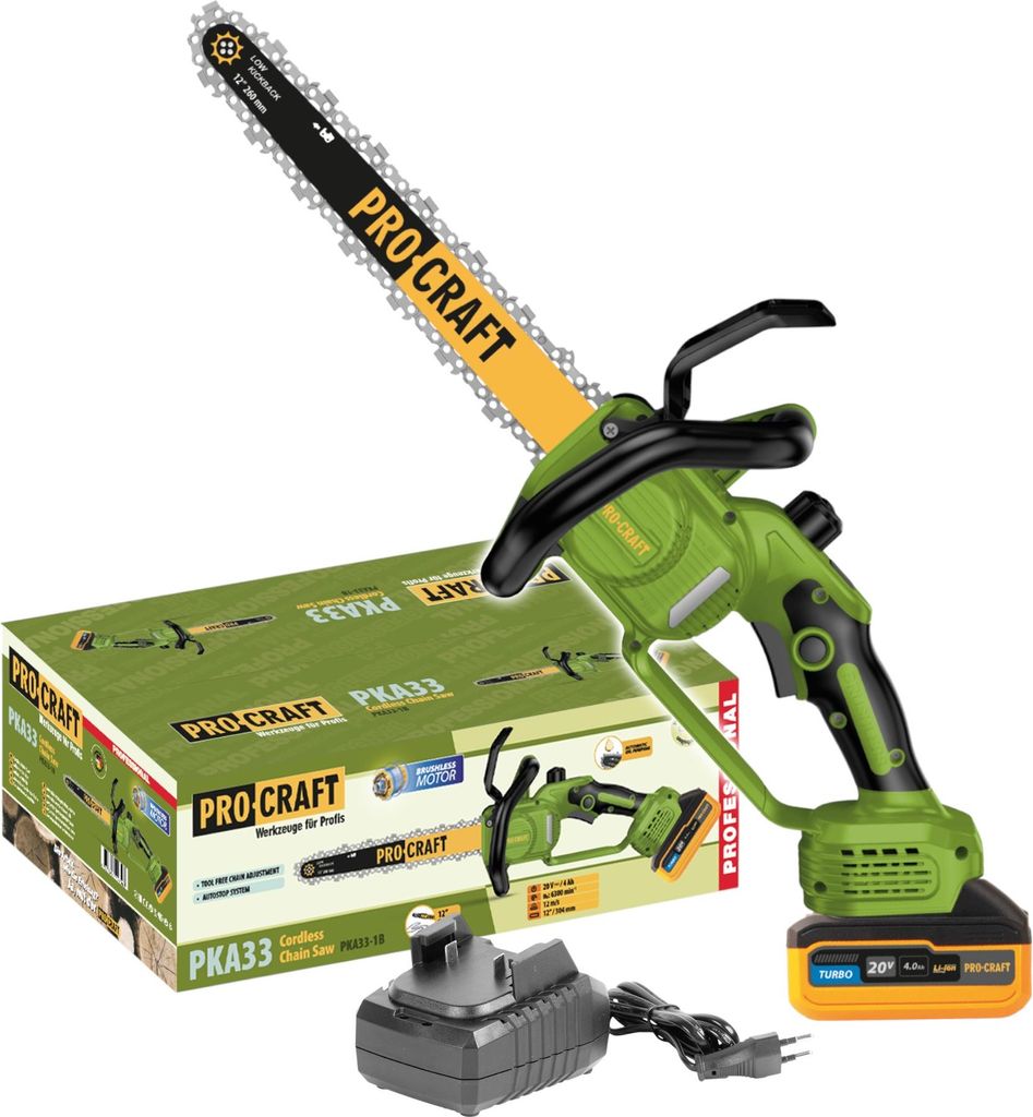 Procraft PKA33-1B tronçonneuse à chaîne sans fil 20 V 304 Image du produit 