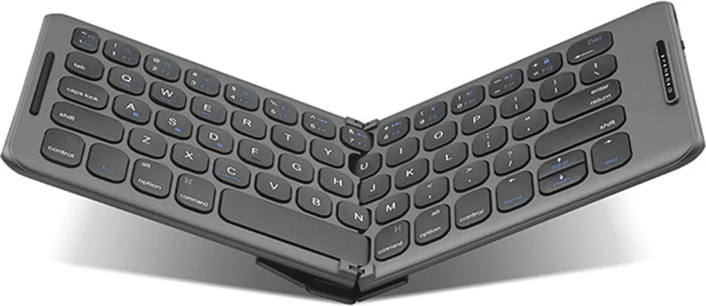 INF Clavier Bluetooth Pliable AZERTY pour Tablette et Smartphone - Noir