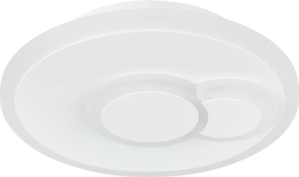 EGLO LED Büro-Deckenleuchte Cadegal, runde Deckenlampe Küche, Aufbauleuchte aus weißem Stahl und Kunststoff, Bürolampe neutralweiß, Ø 20 cm