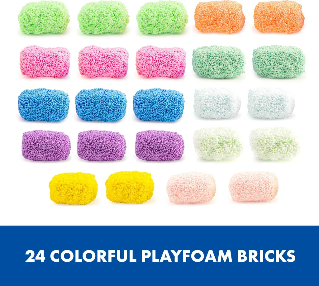 Playfoam Mega Rainbow Pack Jouet Sensoriel Qui Ne Sèche Jamais 8 Couleurs - 2