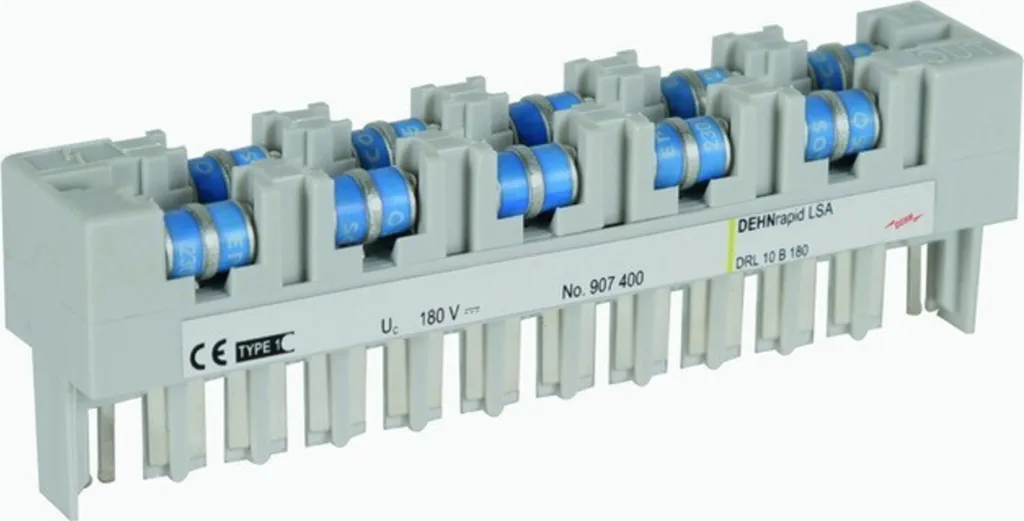 Parafoudre DEHN 907400 pour sécuriser les réseaux télécom