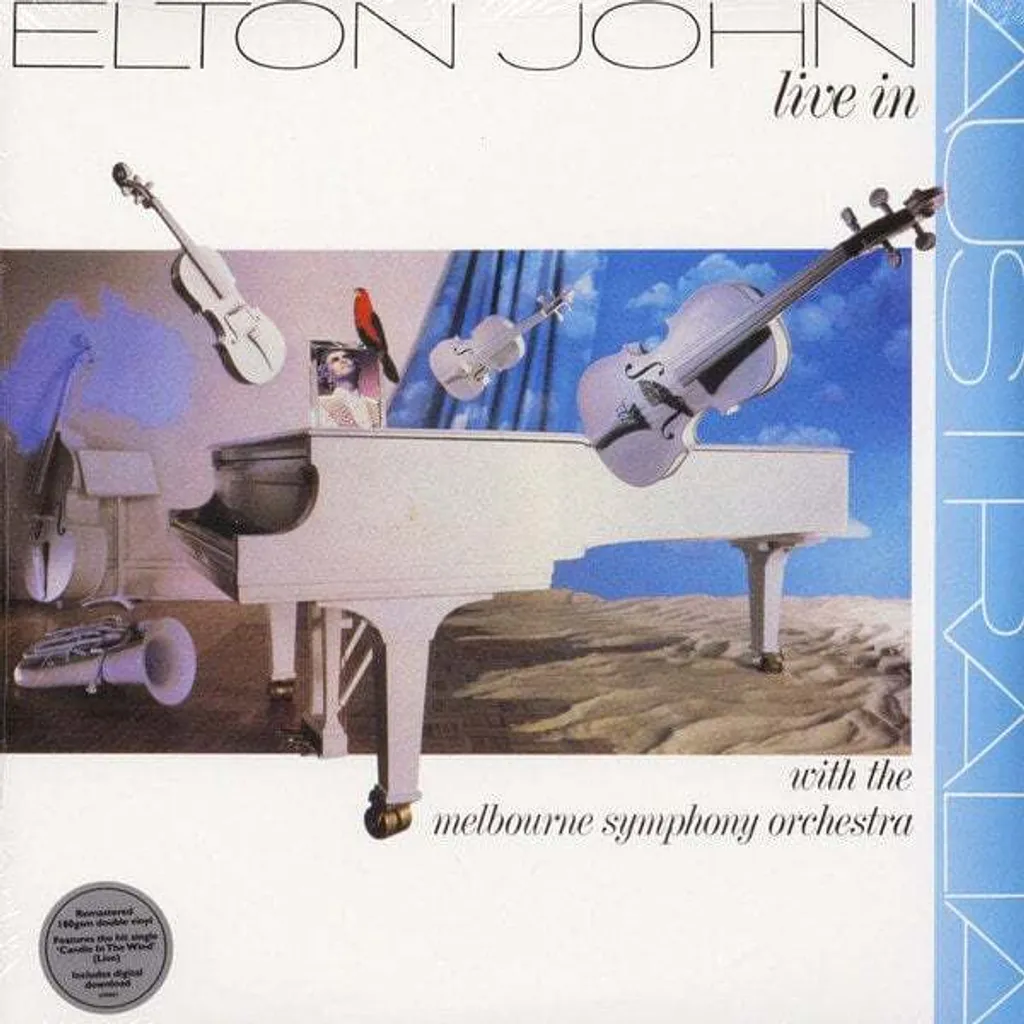 Double vinyle Elton John Live In Australia - Pressage 180g haute fidélité