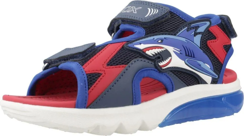 Sandales Geox J Sandal Ciberdron B pour garçon en bleu modèle enfant