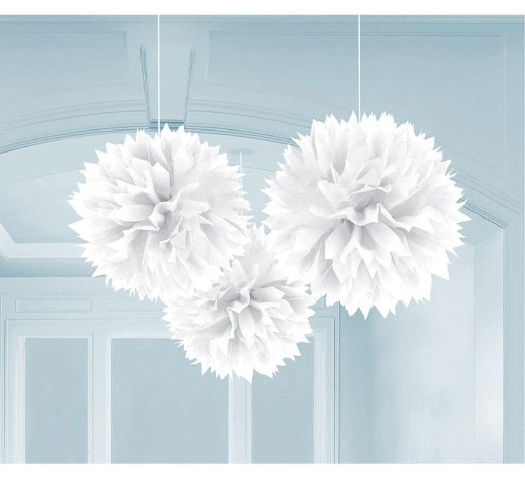 Rosone appeso decorazione soffitto 5 pezzi bianco 15cm - Immagine del prodotto 