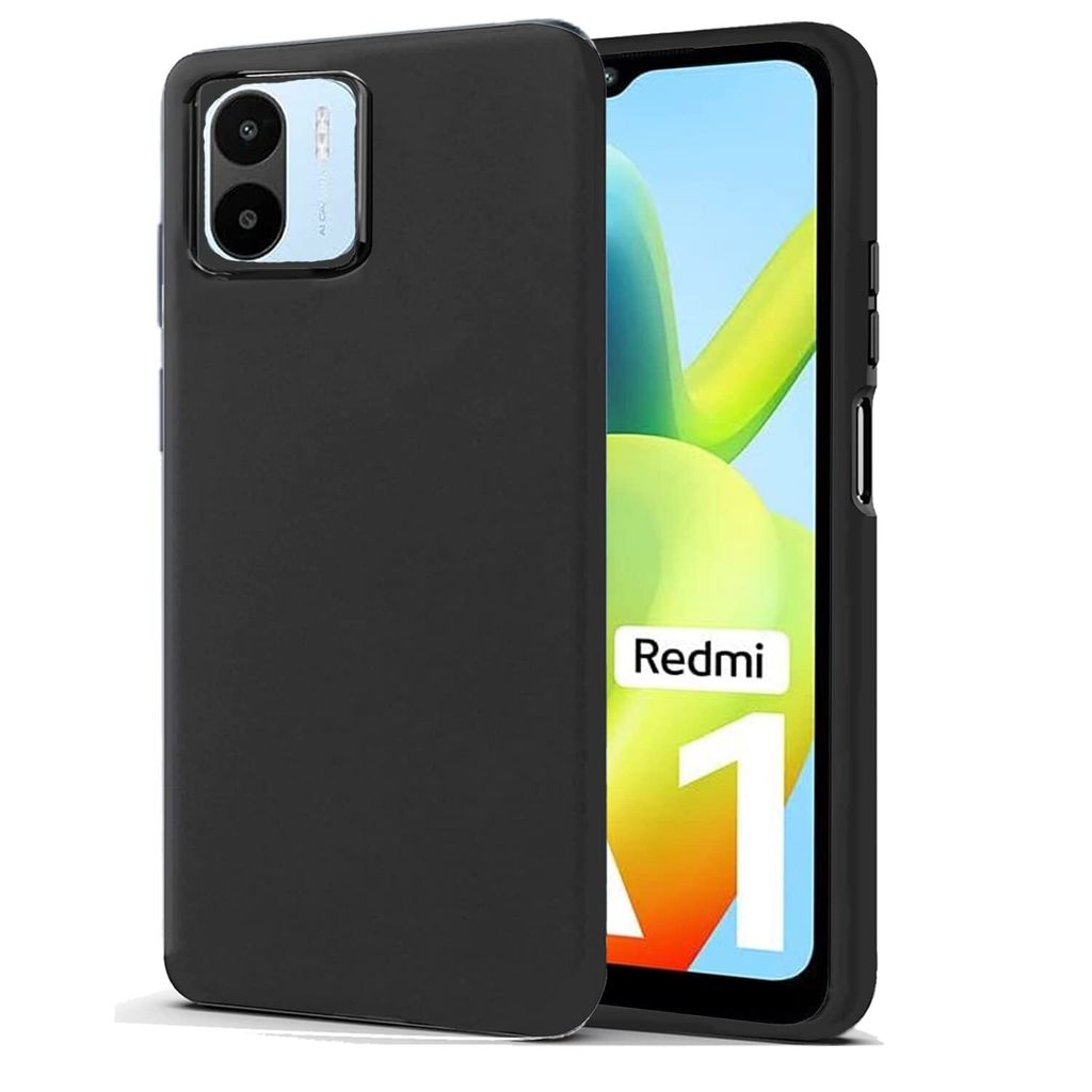 Ultradünne Silikonhülle für Xiaomi Redmi A1 - Schwarz KP25740