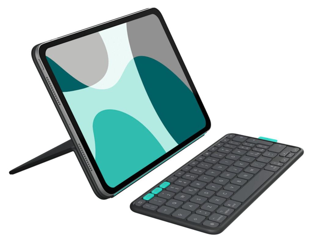 Logitech Flip Folio, QWERTY, US International, 1,8 cm, 1 Produktbild 