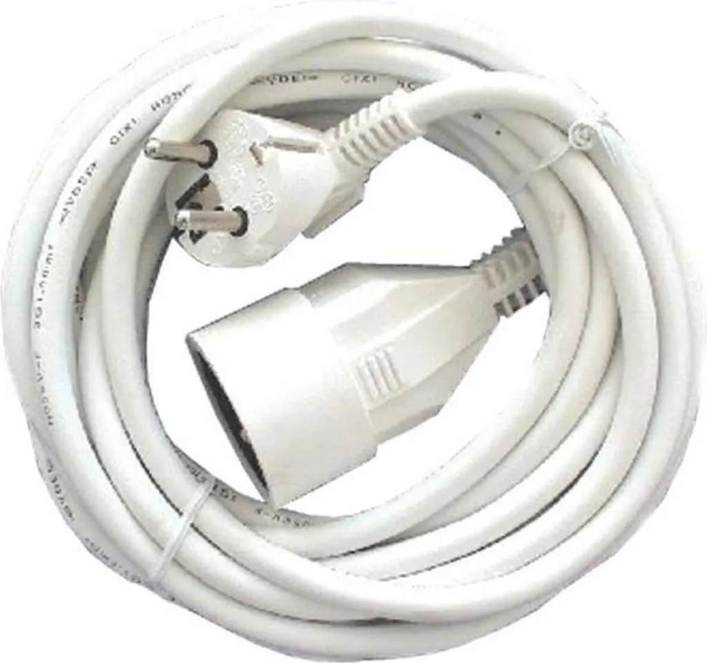 Prolunga Chacon Bianca 3m con Sicurezza Bambini | Ideale in Casa