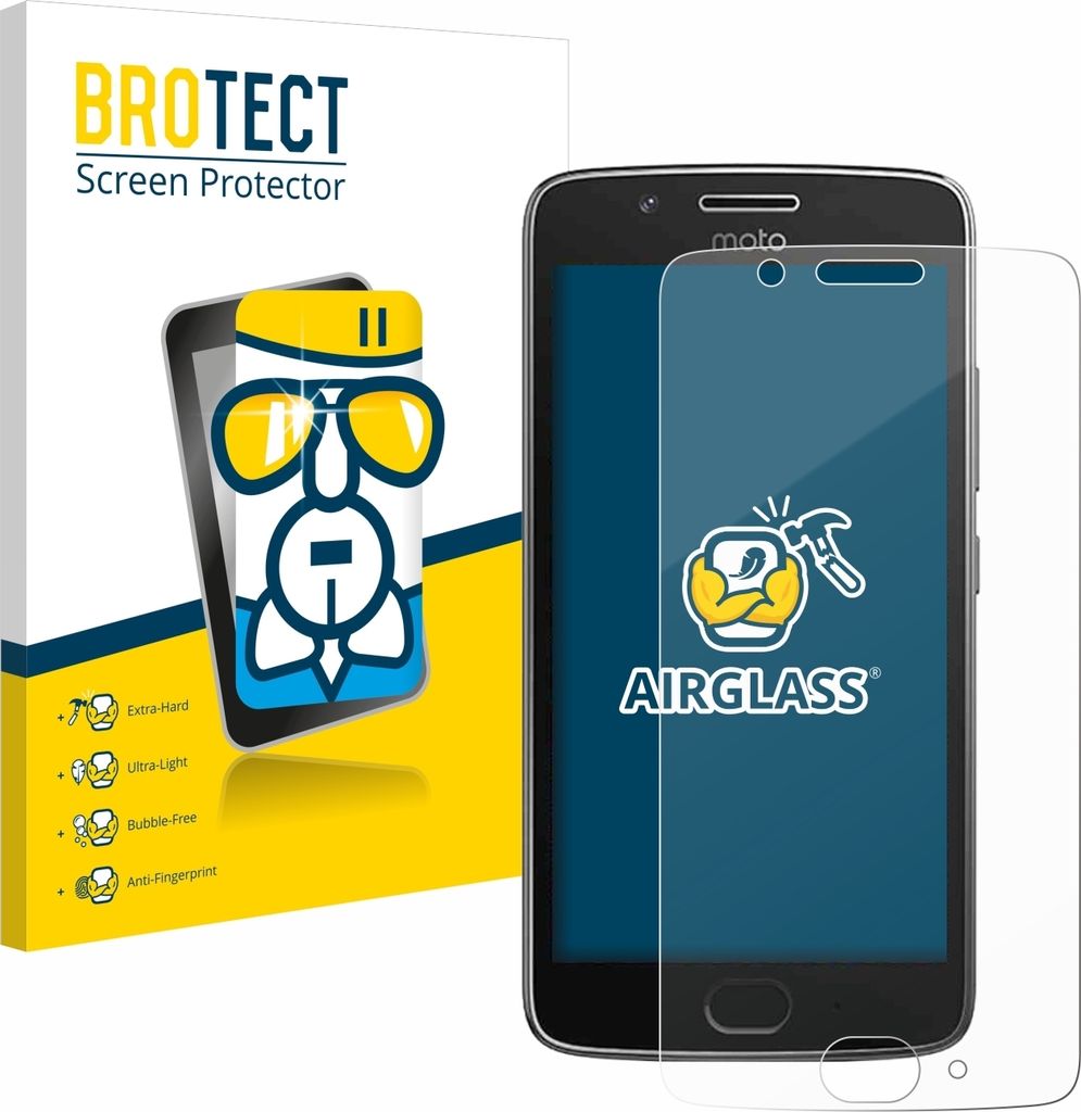 BROTECT Schutzglas für Motorola Moto G5 Schutzfolie Panzer Folie Glas Display Schutz klar