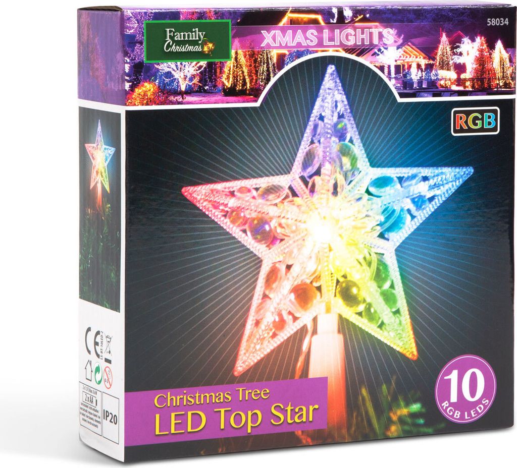 Weihnachtsbaumspitze – beleuchtete Spitze – Produktbild 