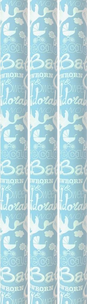 Benza Geschenkpapier für die Geburt eines Jungen – 200 x 70 Produktbild 