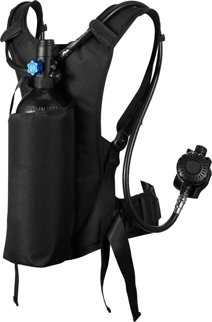 Mini-bouteille de plongée 2L portable rechargeable avec sac à dos - 9