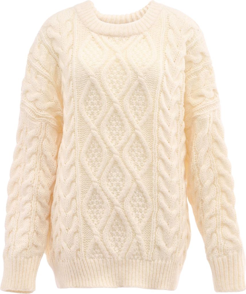 Sookie damen pullover - wollweiss, XS/S
